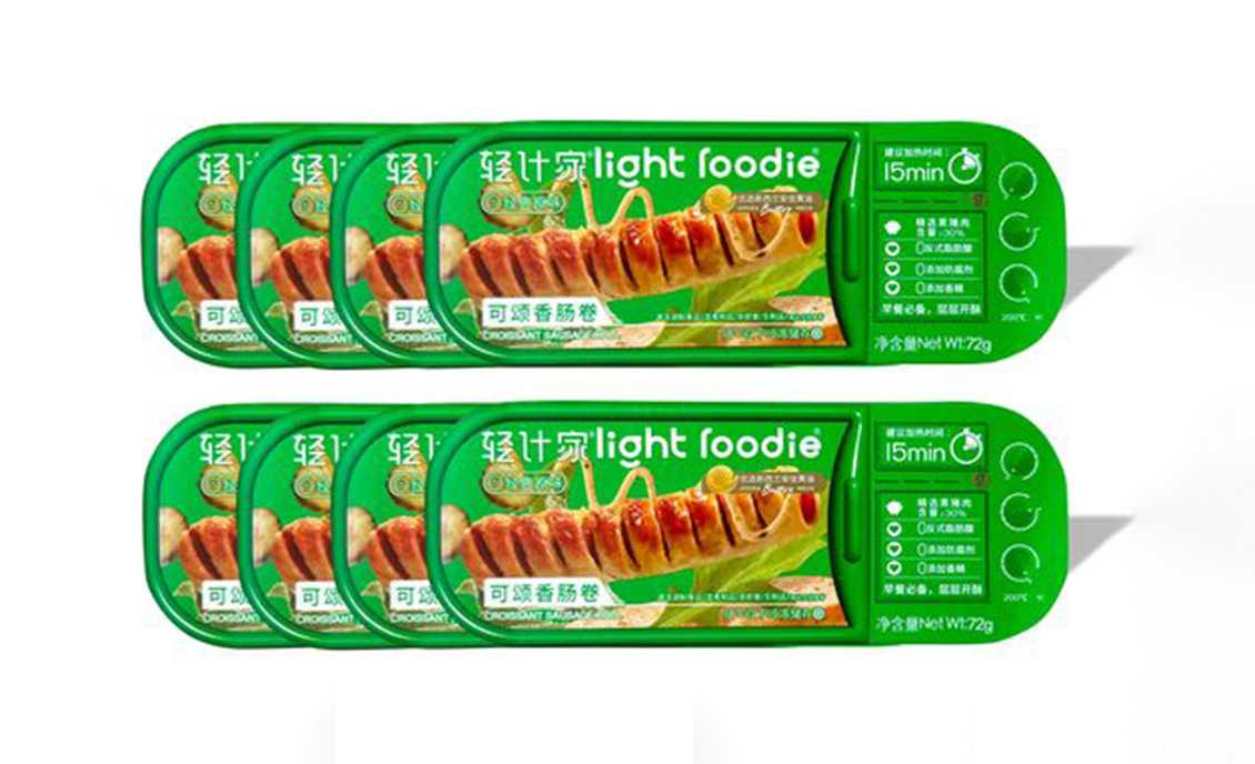 呂工機械可頌香腸卷全自動包裝解決方案，量產無憂